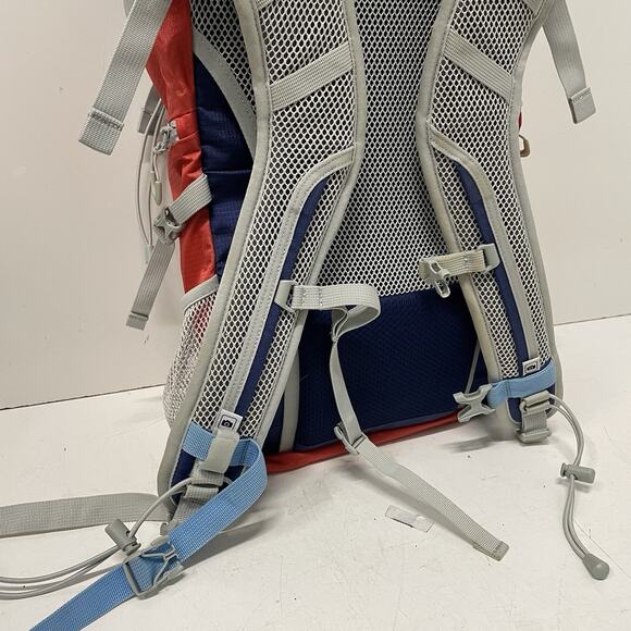 Manfrotto Offroad Hiking Camera Backpack in Red/Blue - 30L - Padded Pockets Bag - Picture 7 of 9